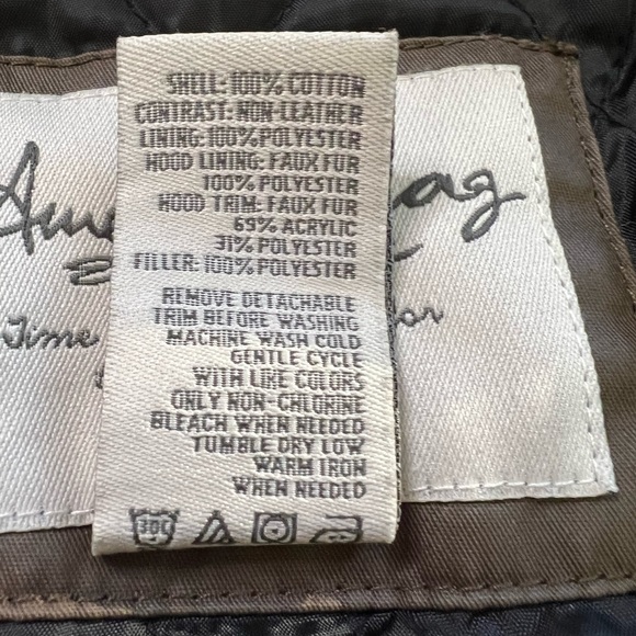 American Rag - Gorgeous, quality and warm! Zippered hoodie is removable! Size S - Picture 7 of 7